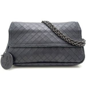 Bottega Veneta Nappa Messenger Shoulder Bag Intrecciato Leather